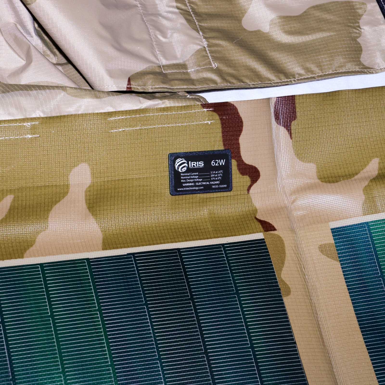Portable Solar Kit with 2 Foldable Panels & Inverter, Iris Technology SPACES II