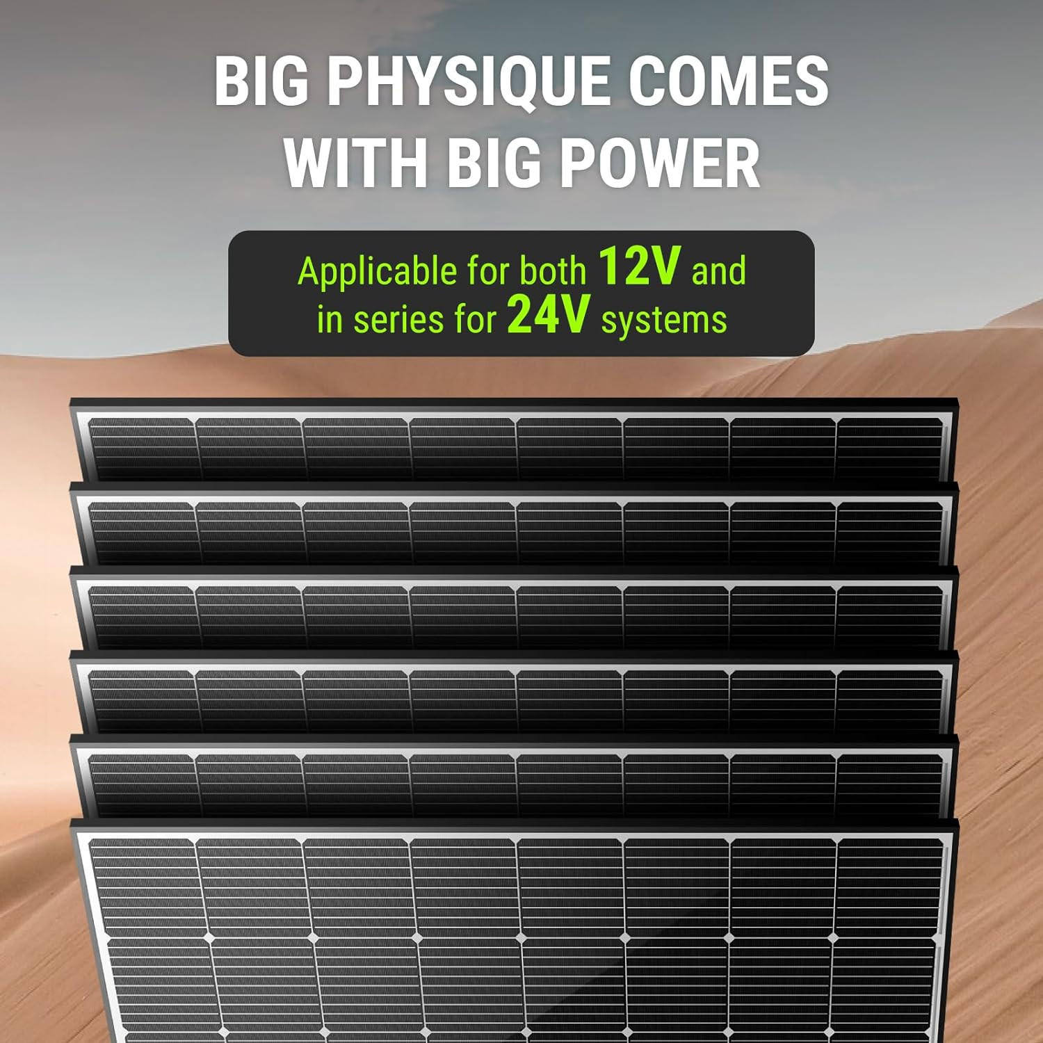 250W Solar Panel for RV Marine Boat