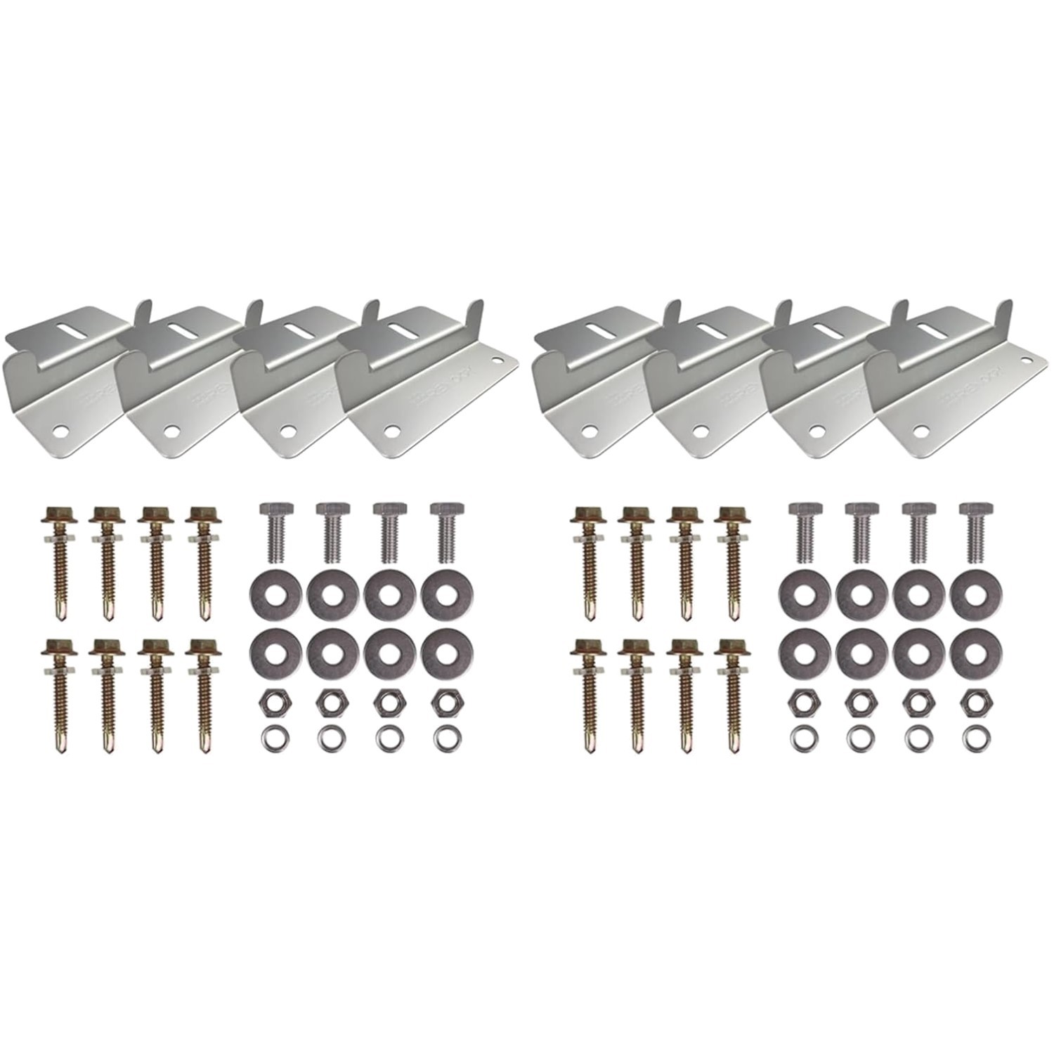 Complete Solar Panel Mounting Kit – Durable Aluminum Z Brackets for All Surfaces