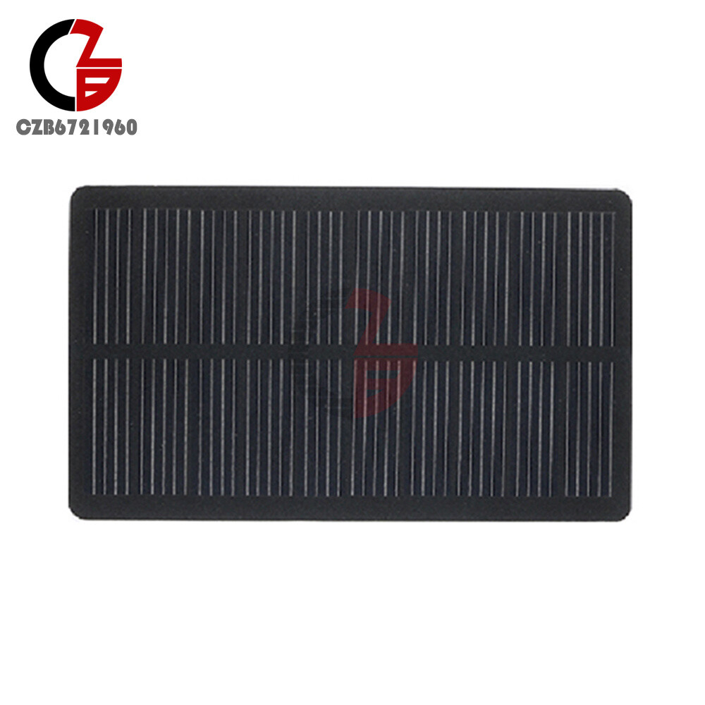 1W 5V 200mA Single Crystal PET Laminated Solar Panel Power Generation