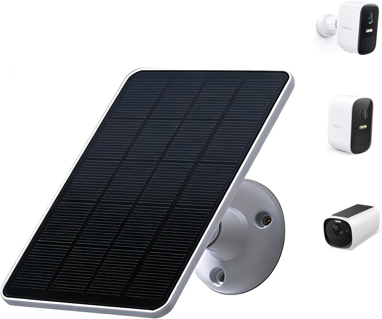 360° Adjustable Solar Charger for eufy Cameras – Easy Install, Waterproof Design