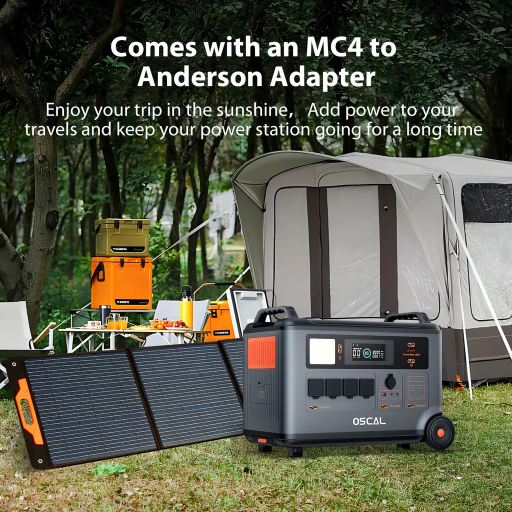 Blackview OSCAL PowerMax 3600 SE Portable Power Station 3600Wh +200W Solar Panel