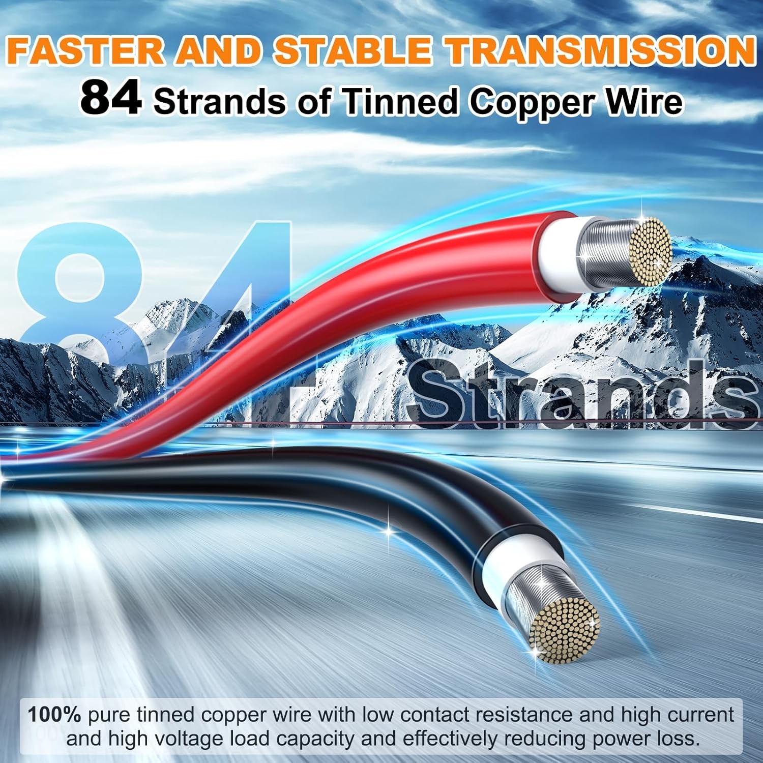 Oududianzi 100FT Solar Panel Wire 10AWG Tinned Copper PV Cable