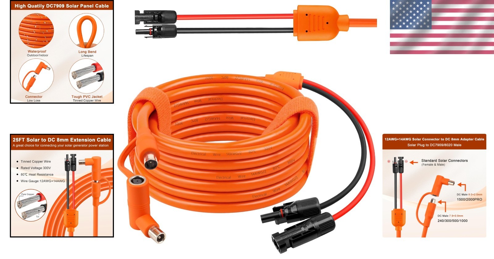 High-Quality Solar Connector Cable – Fast Power Transmission