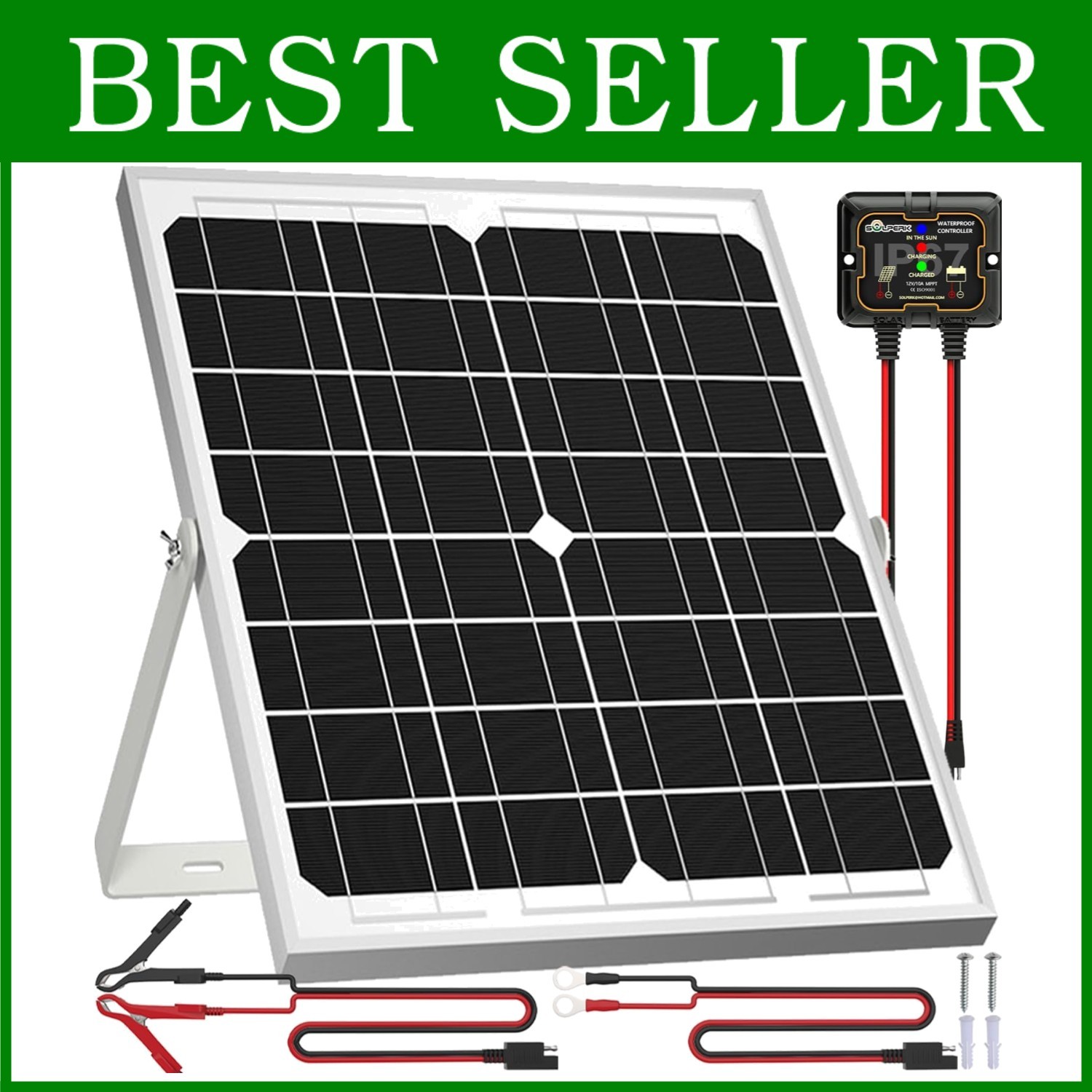 Marine Automotive Solar Panel Kit 20W 12V – Smart Controller