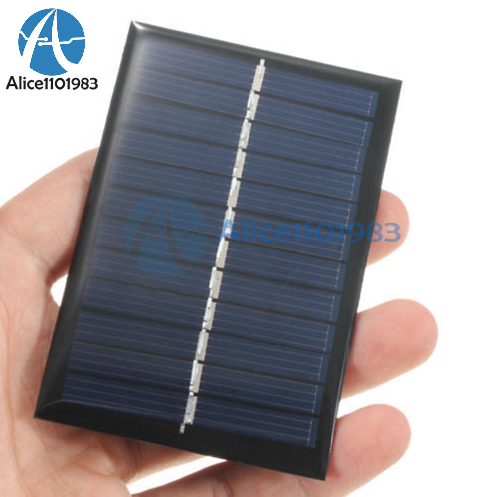 New 6V 1W Solar Panel Module DIY For Light Battery Cell Phone Toys Chargers