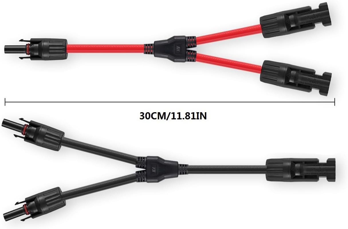 10AWG Y Branch Solar Connector – Efficient Parallel Adapter for Clean Energy