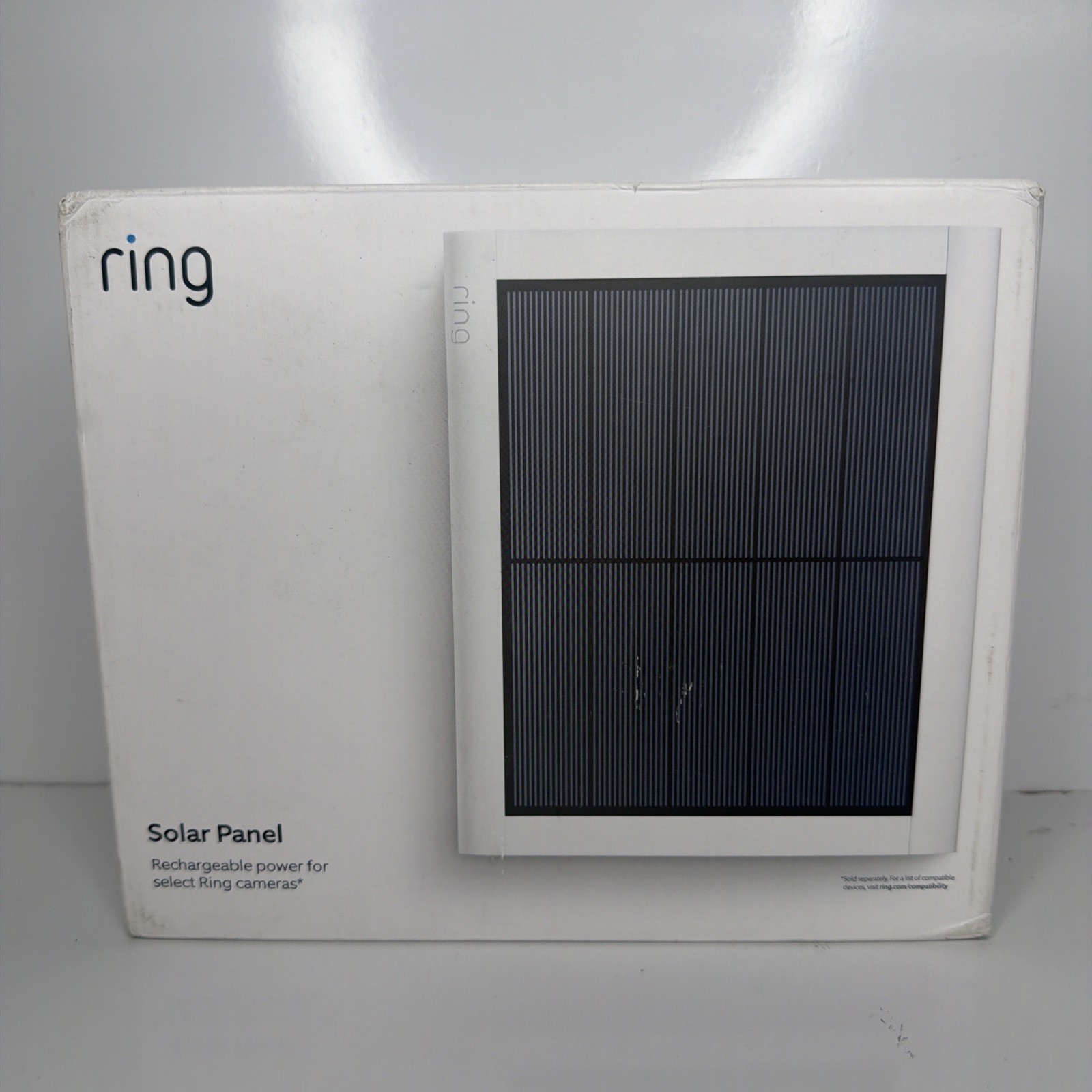 Ring 2nd Generation 4W Solar Panel for Select Ring Security Cameras – White