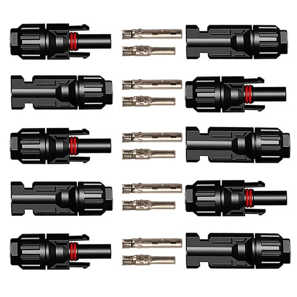 10PCS Set Wire Cable Connector Set Solar Panel Waterproof Connector