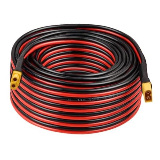 0AWG XT60 Extension Cable 2 3 505 20 25 30 35 40 50 7500FT XT60 Female 50FT 1