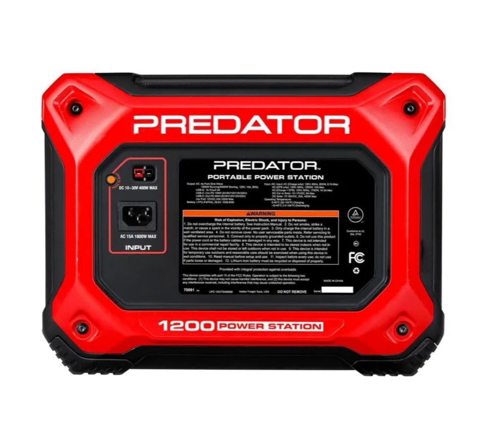 The PREDATOR 1200 Watt Power Station