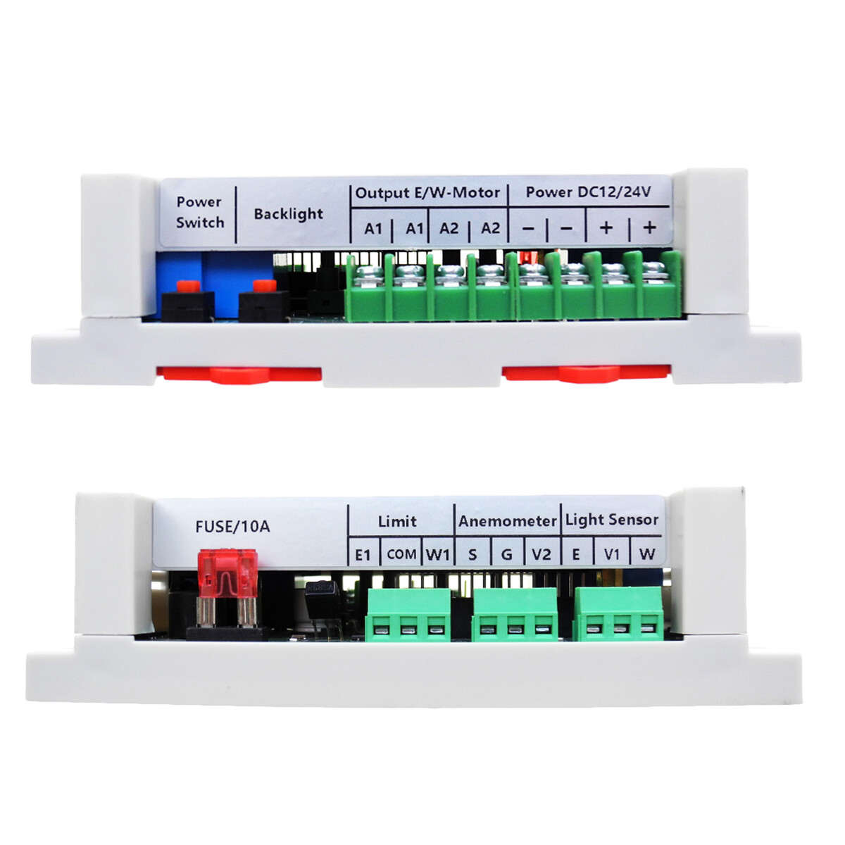 Electronic LCD Solar Tracker Controller W/ Wind Sensor for Solar Panel Tracking