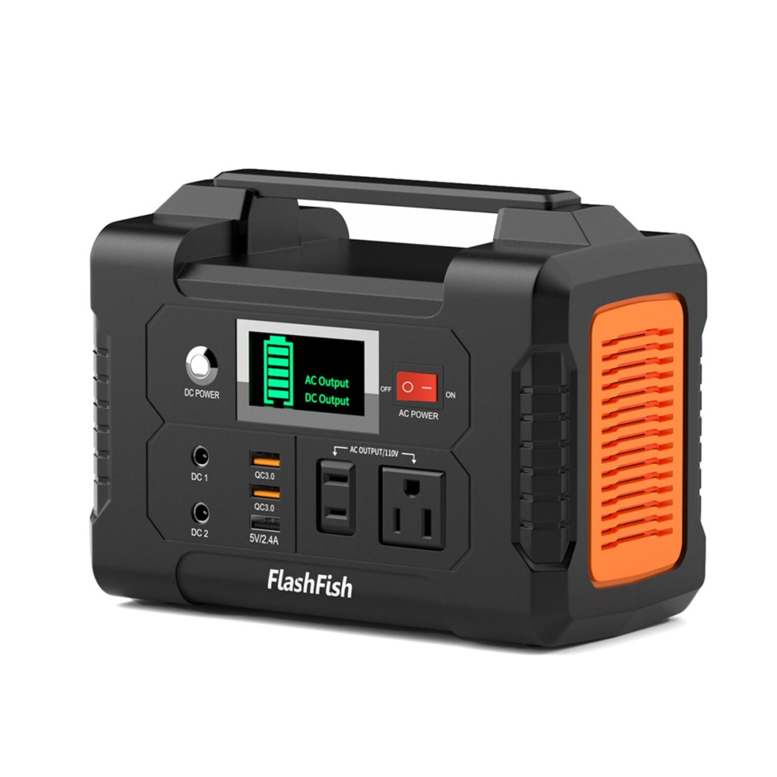 Flashfish E200 200W Portable Power Station 151Wh Solar Generator for Outdoor/RV