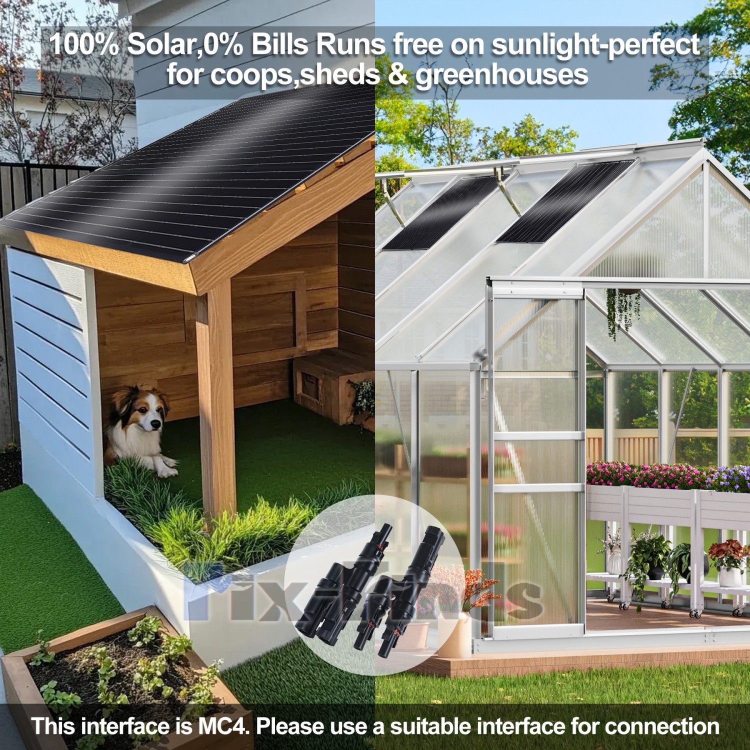 200W/400W 12/24V Solar Panel Mono HighEfficiency PV for Sunshed Camping Generate