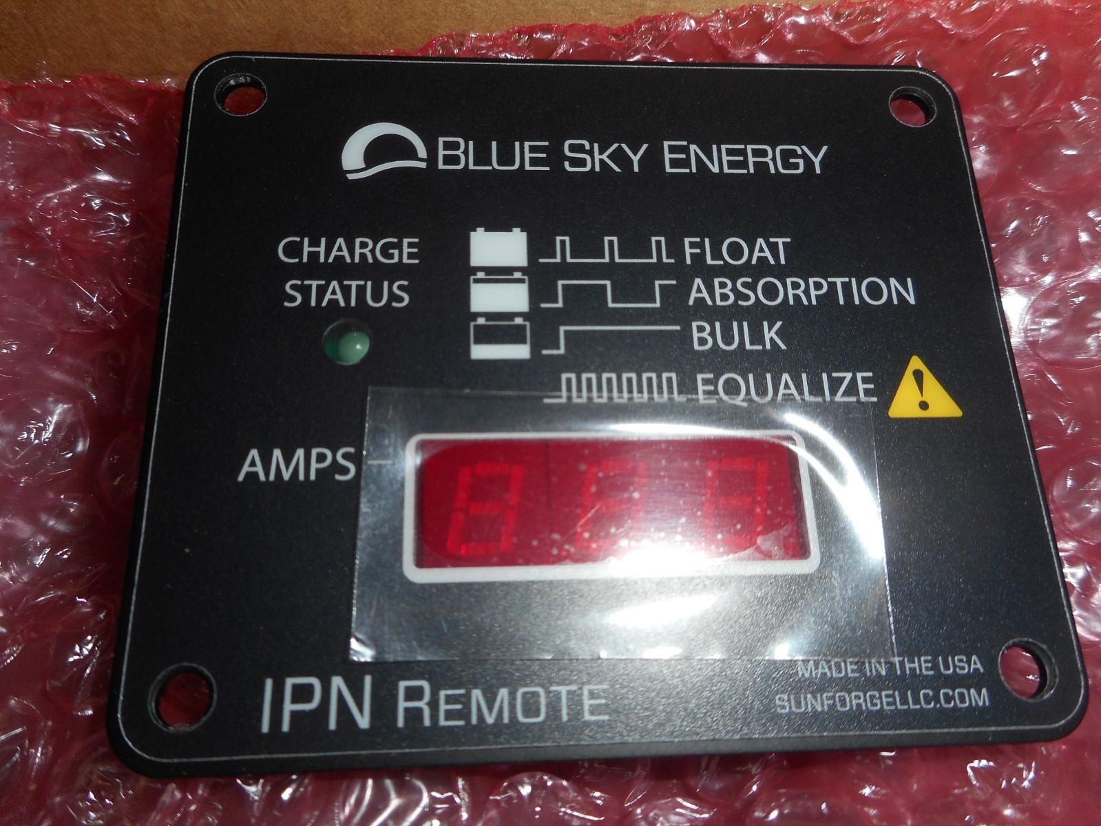 Blue Sky Energy IPN Remote Display, 25′ Cable Included