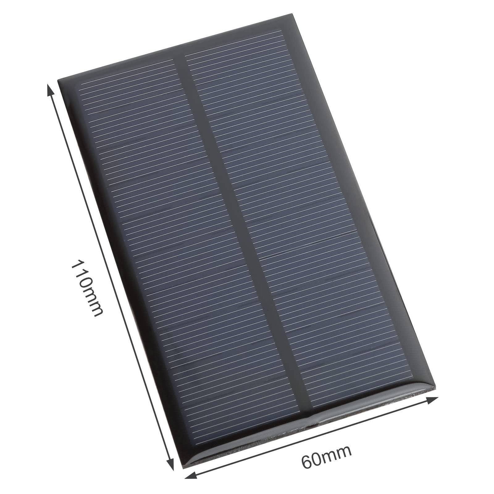 5PCS Micro Solar Panels Kit, 5V 200mA Photovoltaic Cells, 110mm x 60mm