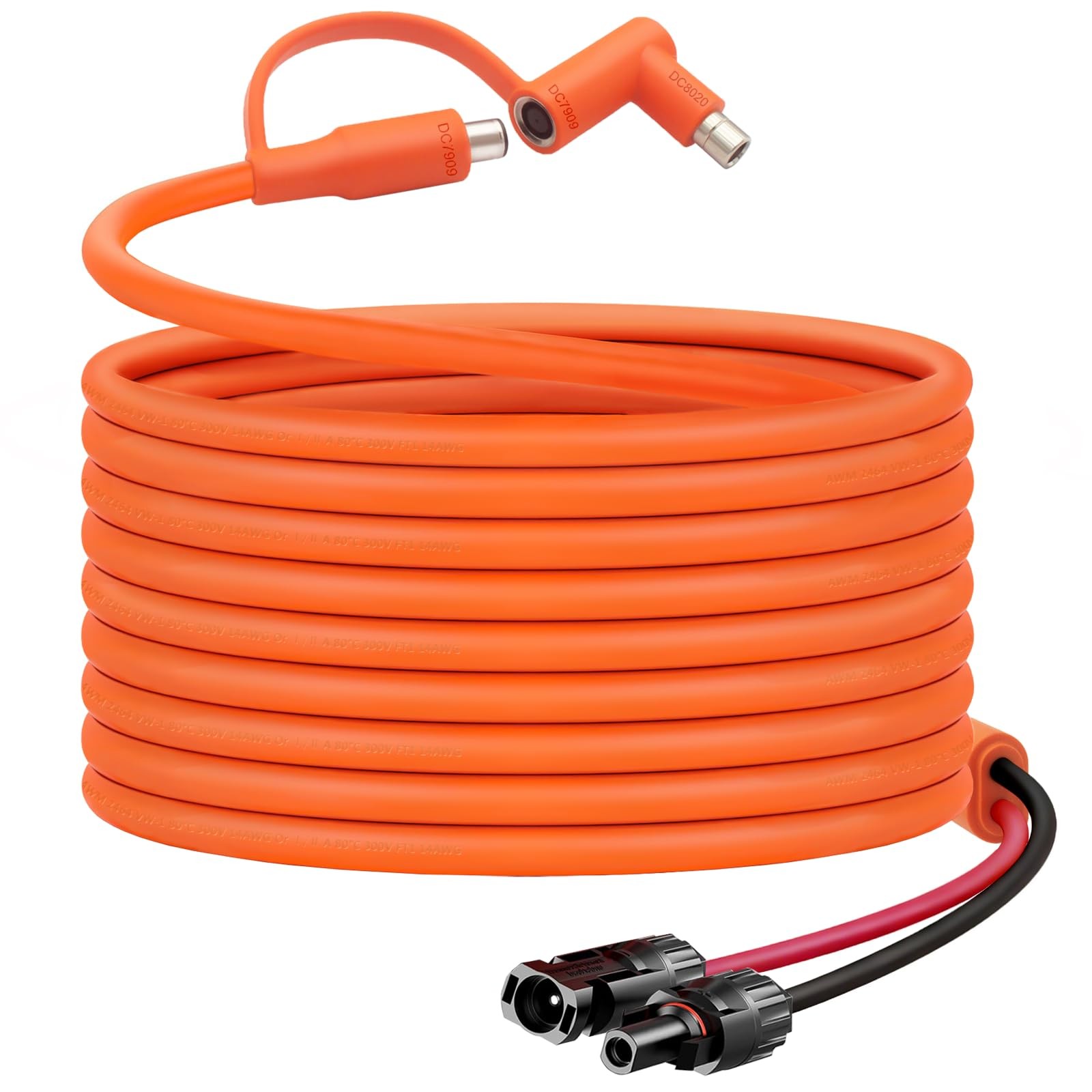 30FT MC4 to 8mm Adapter Cable for Jackery | Universal Solar Panel Connector a…