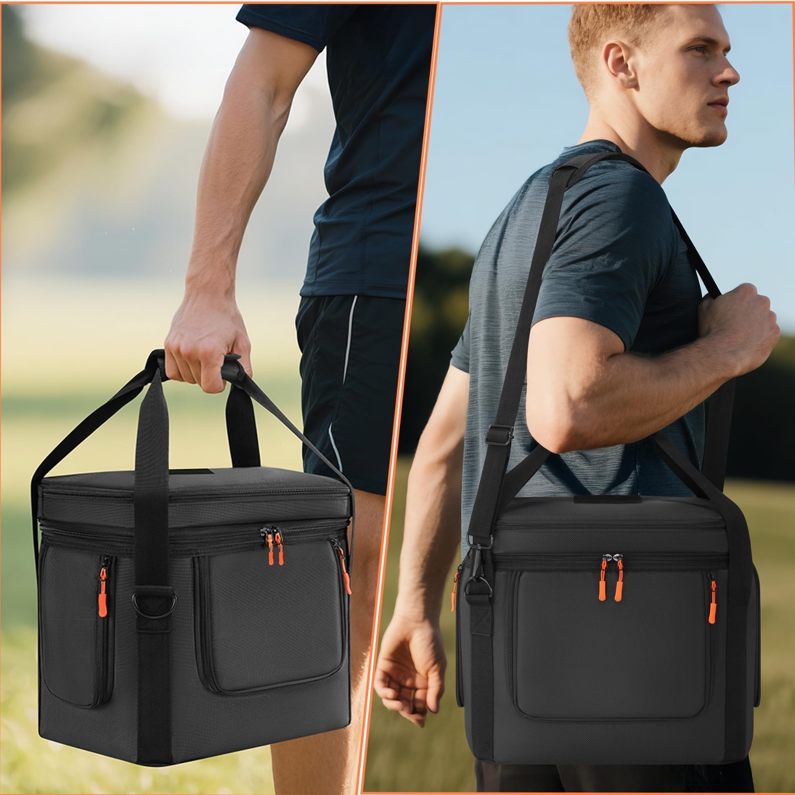 Portable Power Station Carrying Case, Shoulder Strap, Generator Cover for Outdoo