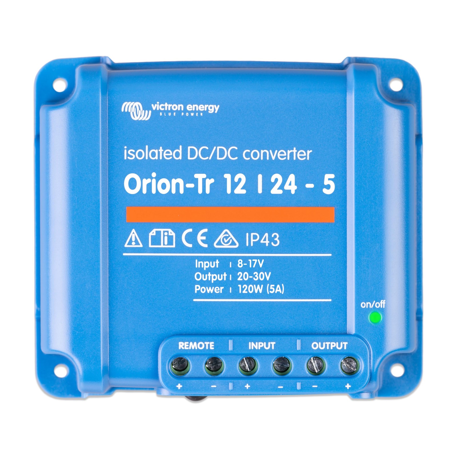 Orion-Tr DC to DC Converter – 12/24-Volt 5 amp 120-Watt – IP43 Protected – fo…