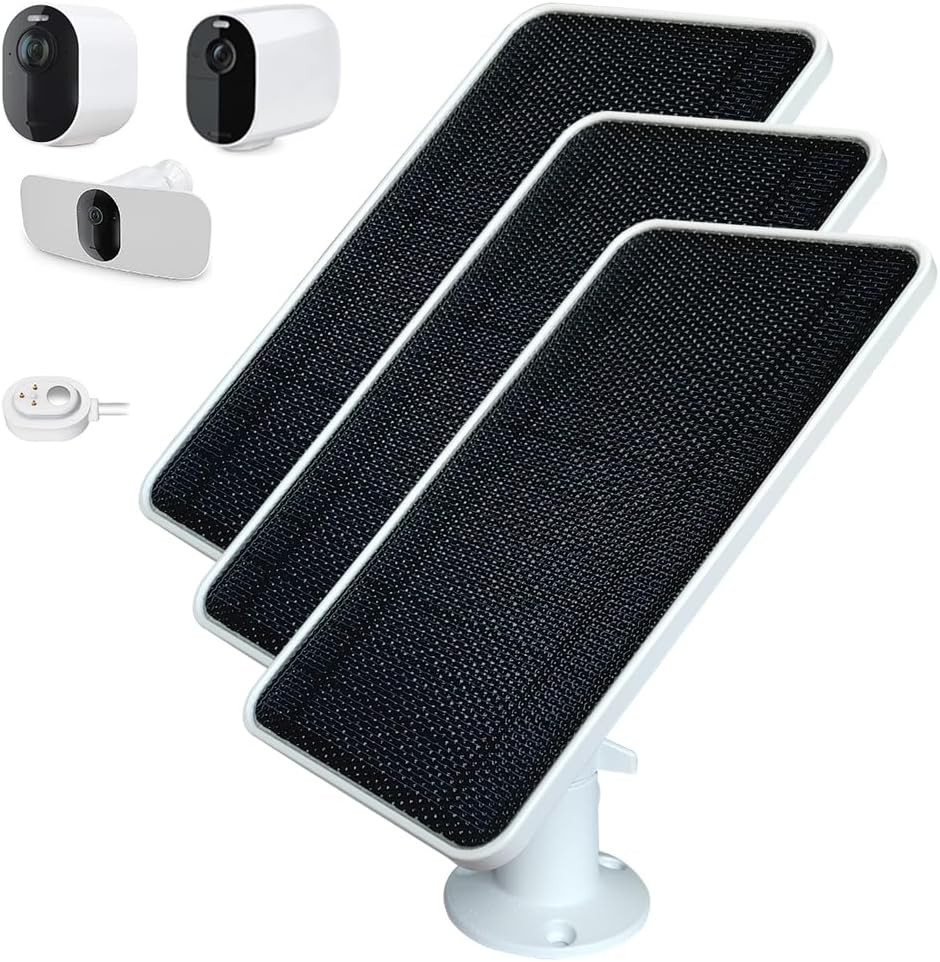 Solar Panel Charger for Arlo Pro 4, Pro 5S 2K, Ultra 2, Pro 4 XL, Go 2, Ultra &