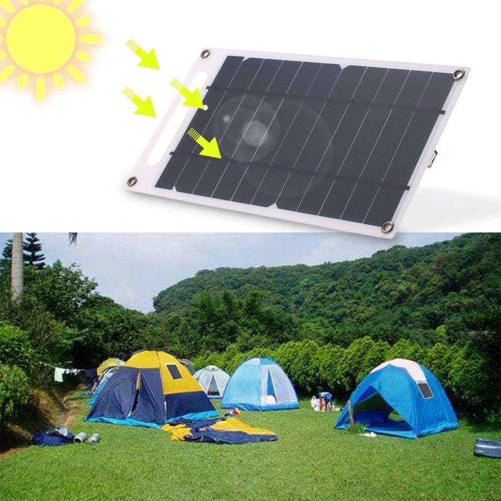 Solar Panel Charger USB Port Portable High Power Paper Shaped Monocrystalline Si