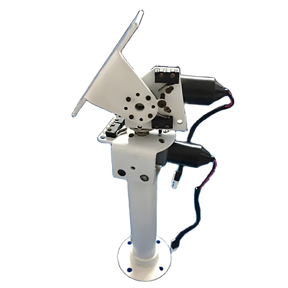 DC Dual Axis Pan Tilt Solar Tracking Monitoring Robot Heavy Load X /Y Axis Motor