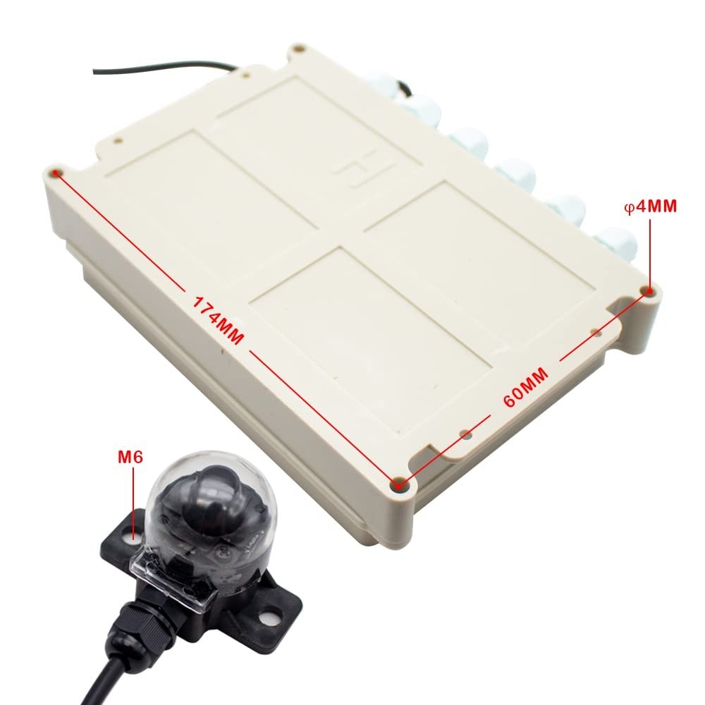 Automatic Dual Axis Solar Tracker Controller with Remote | Sun Tracking System