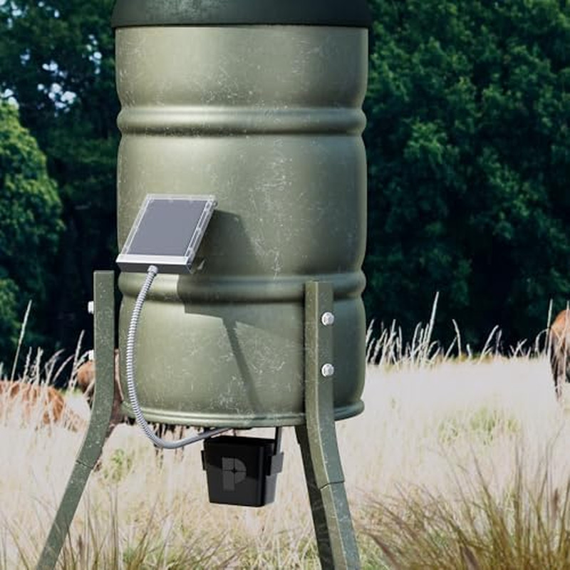 POWOXI 6V Solar Panel for Deer Feeder: 1.5W Waterproof Solar Battery Charger