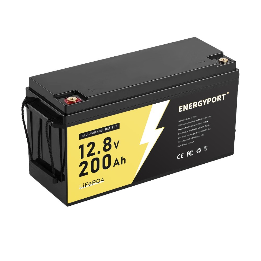 Lot 2560Wh 12V 200AH LiFePO4 Battery BMS Deep Cycle for RV Solar Trolling Motor