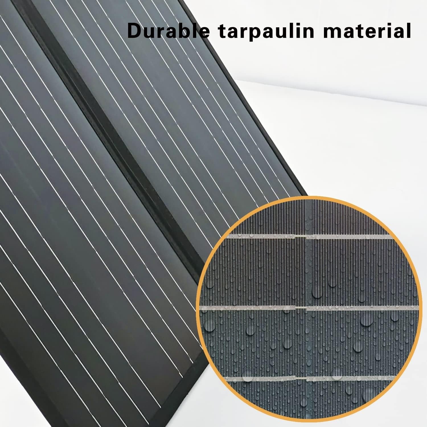 60W Foldable Solar Panel Kit Outdoor Waterproof Charger with 5V USB and 18V DC