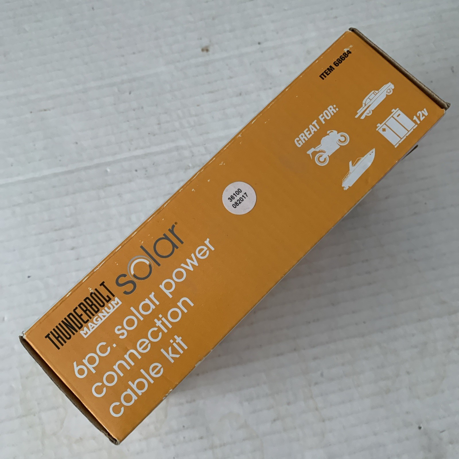 Thunderbolt Magnum 6PC Solar Panel Power Connection Cable Kit 12 Volt 68684