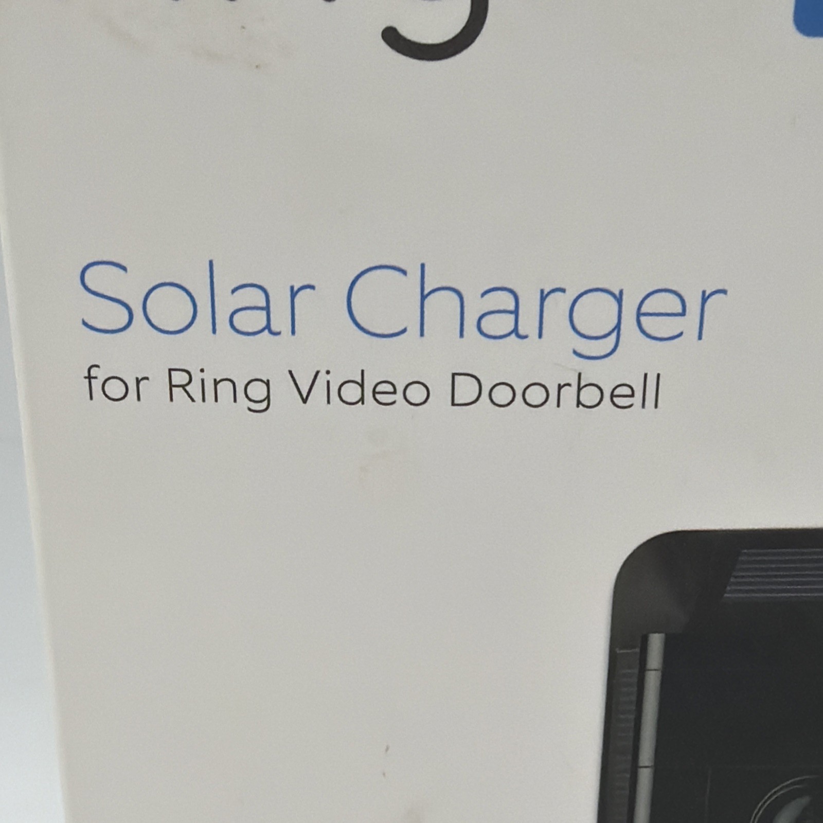 Ring Video Doorbell Solar Charger 1st Gen Doorbell Not Included FAST FREE SHIP!