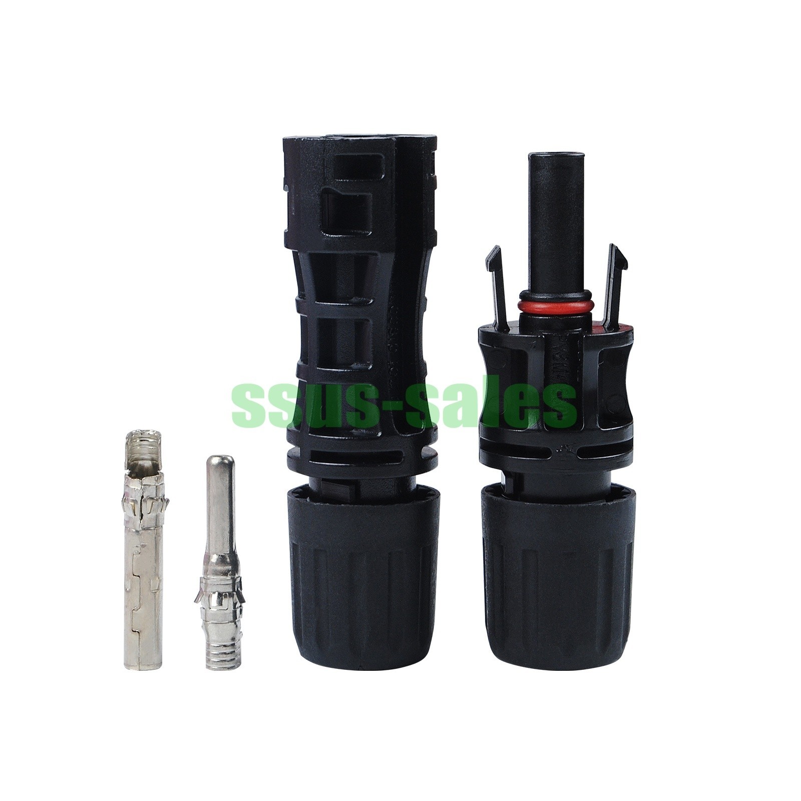 X4 MC4 Solar Connectors 1500V 30A Male Female Plug Socket PV Panel Cable