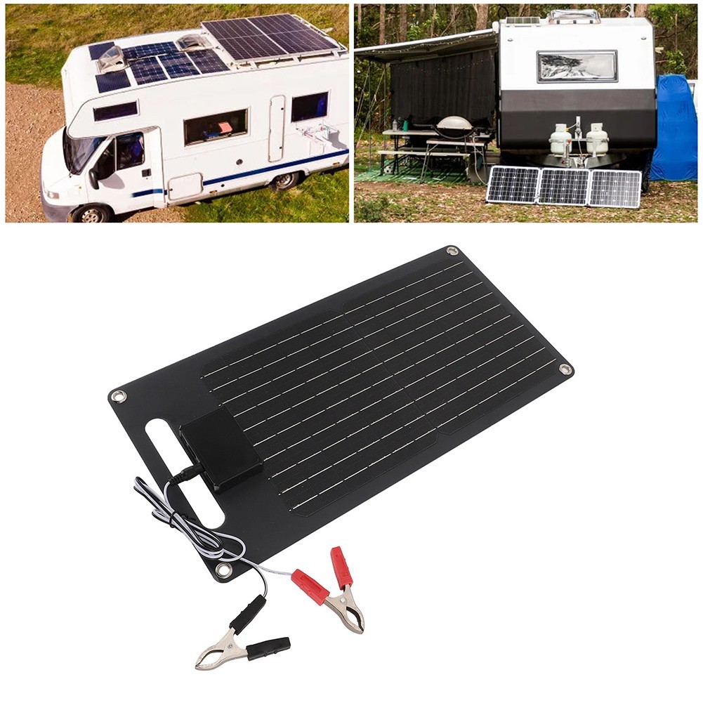 Portable 40 Watt Lightweight Solar Panel Single For Crystal for Greenhouse Use