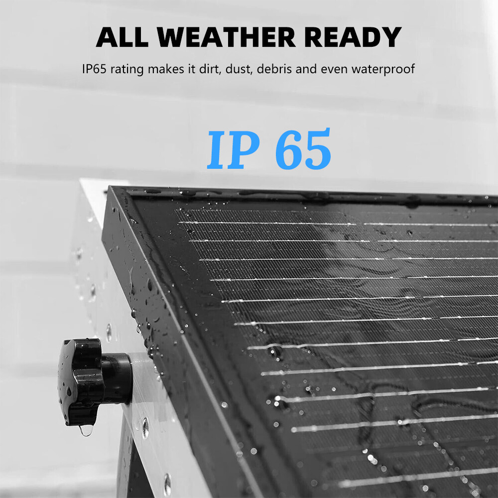80W Mono Solar Panel PV Module for Power Station Camping RV Boat Aluminum Frame