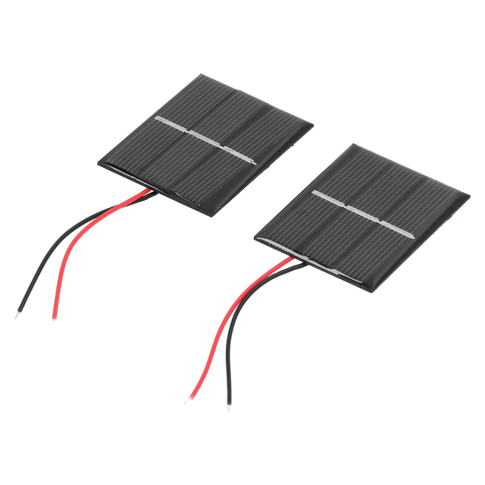 2Pcs Solar Panel Module Polysilicon Micro Mini Glue Power Solar Cells 43x55mm