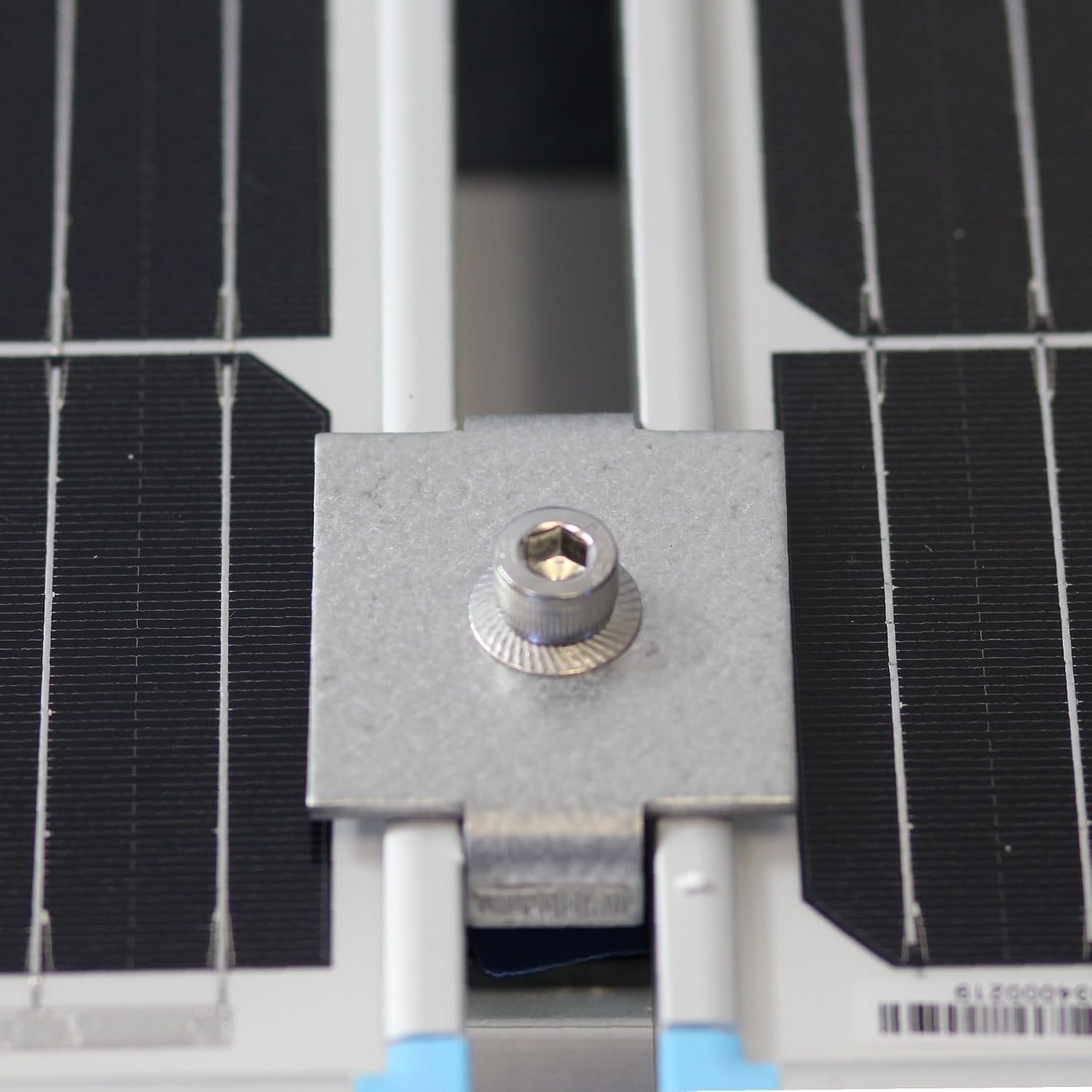 Solar Panel Mid Clamps for 1-5/8 in. Steel Strut Channel, Solar Panel Kit wit…