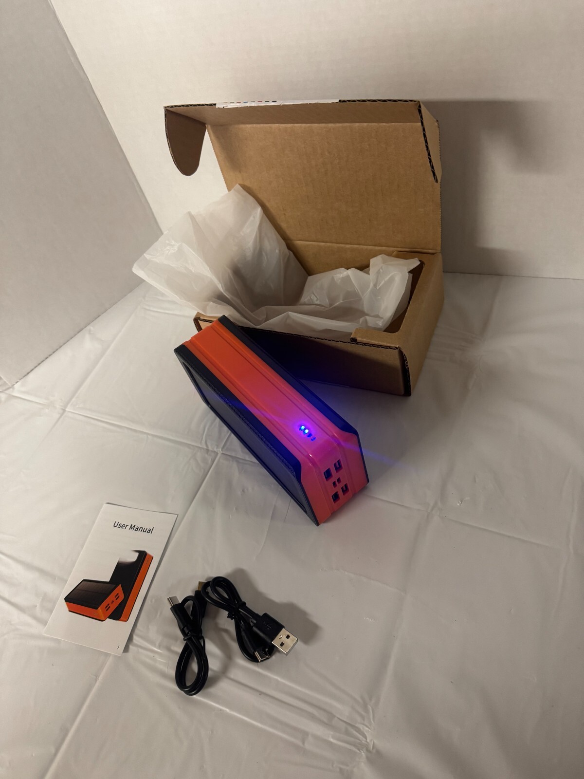 Portable Solar Power Battery 80000mAh