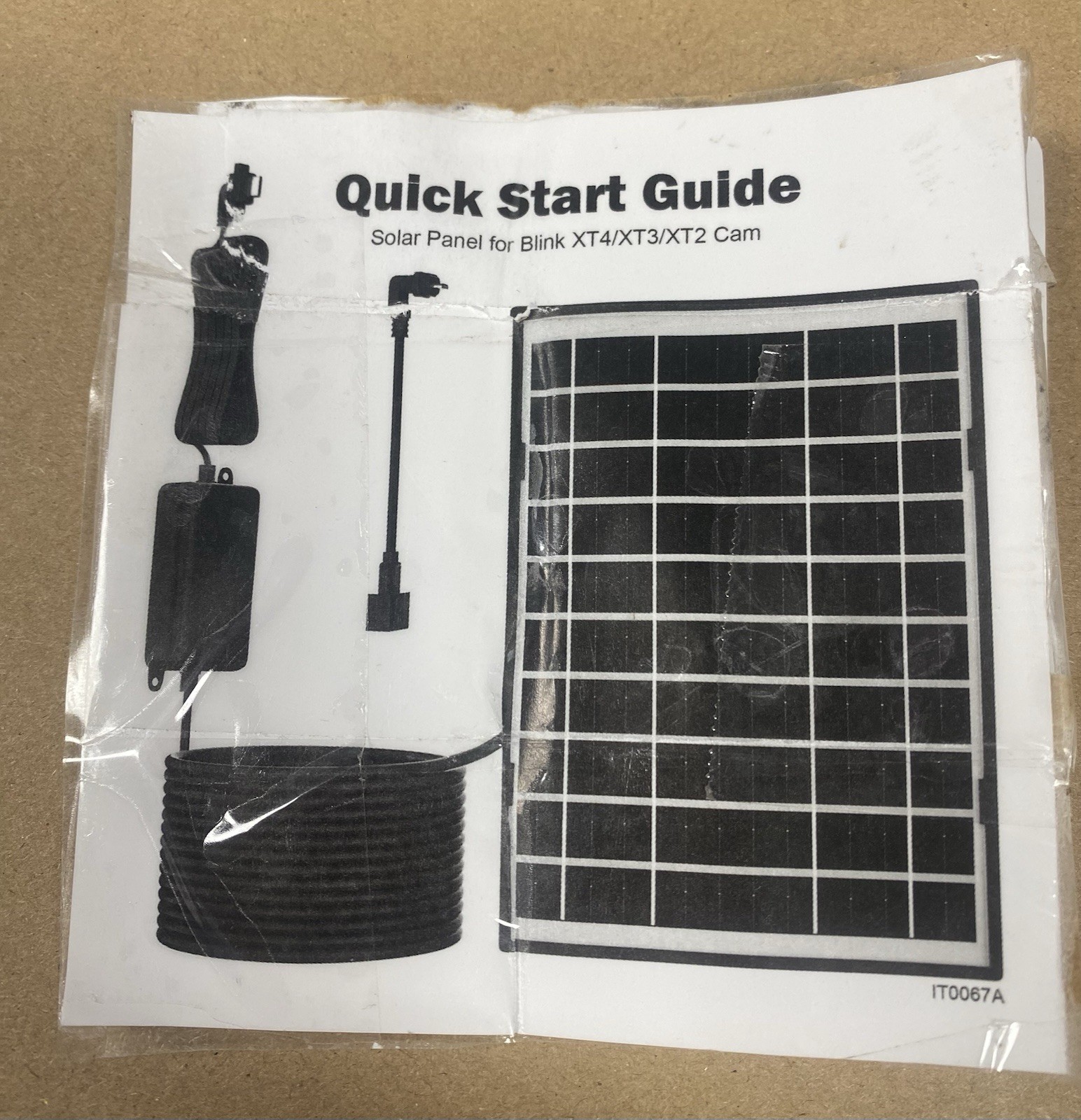 Solar Panel 9.5×6.75” Screen Type C USB Port 7W-5V Blink XT7/3/2 Port Access.