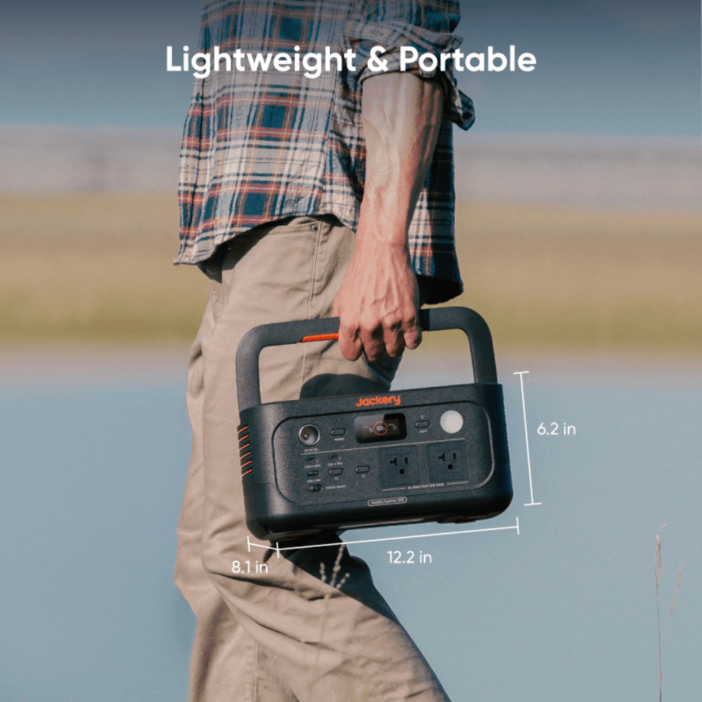 Jackery Explorer 600 v2 Portable Power Station 640Wh Capacity Backup Energy
