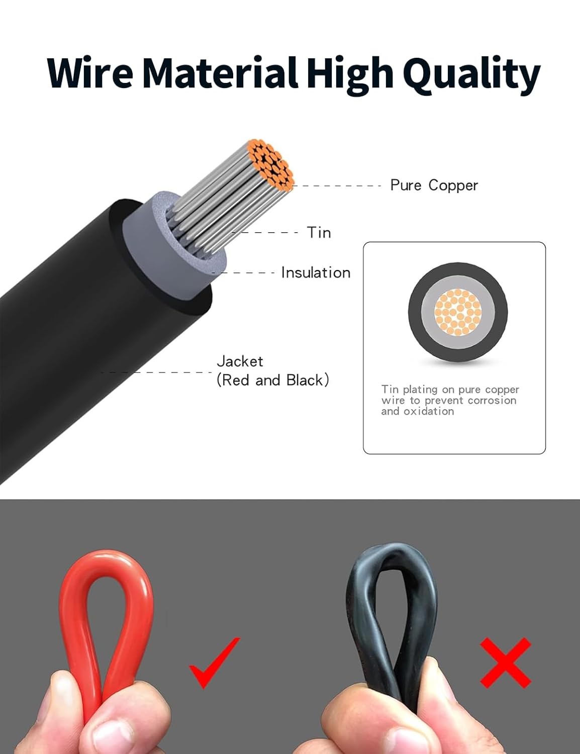 7 in 1 Universal Solar Panel M-C-4 DC 8mm XT60 Connectors Kit Bundle