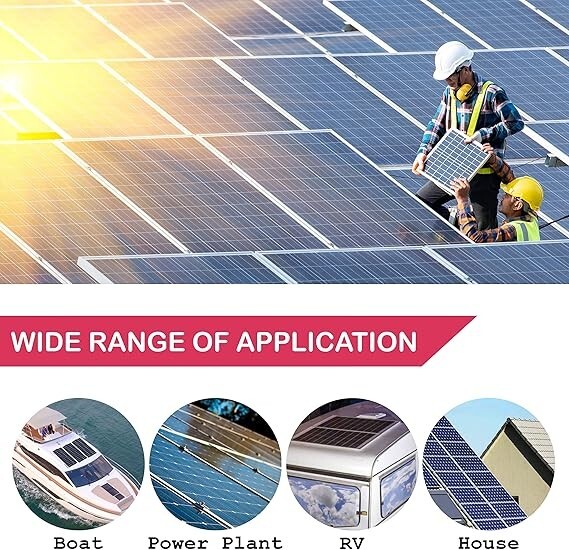 NATIONAL Wire&Cable 8 Gauge Solar Panel Professional Wire – Made in USA – 2×100