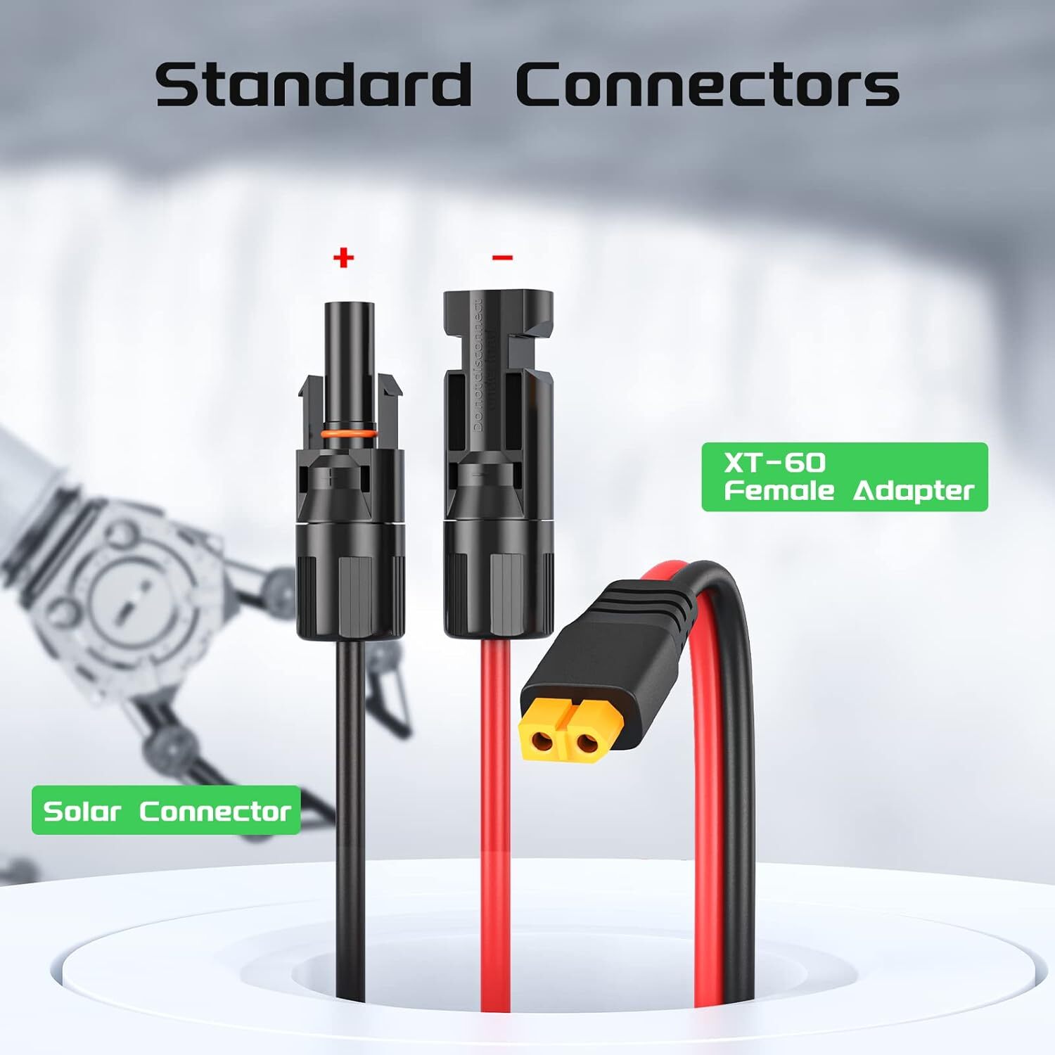 XT60 Charge Adapter Extension Cable for Solar Panel Battery Power Station