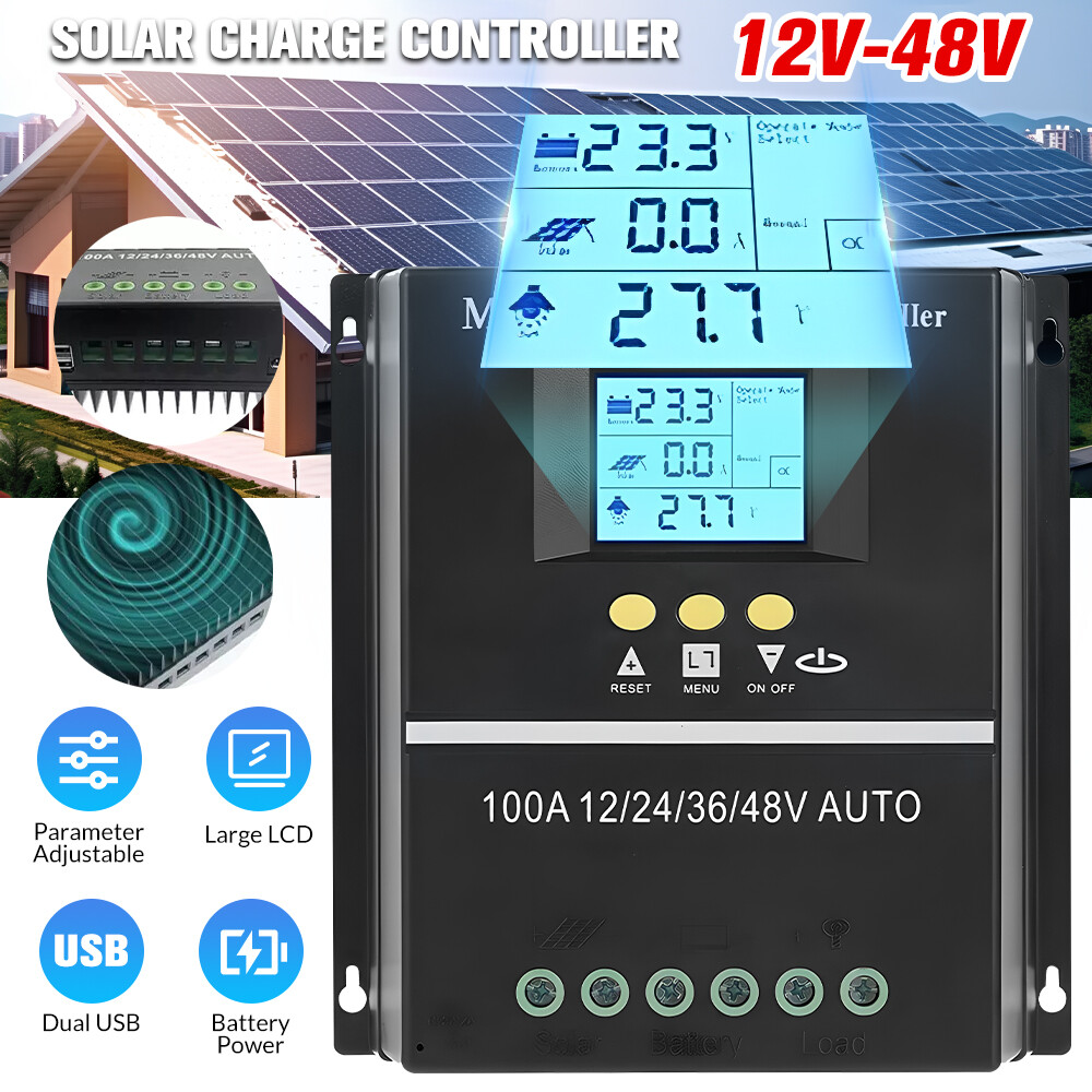 300W Flexible Solar Panel Mono 12V Portable for Camping Home Marine w/Controller