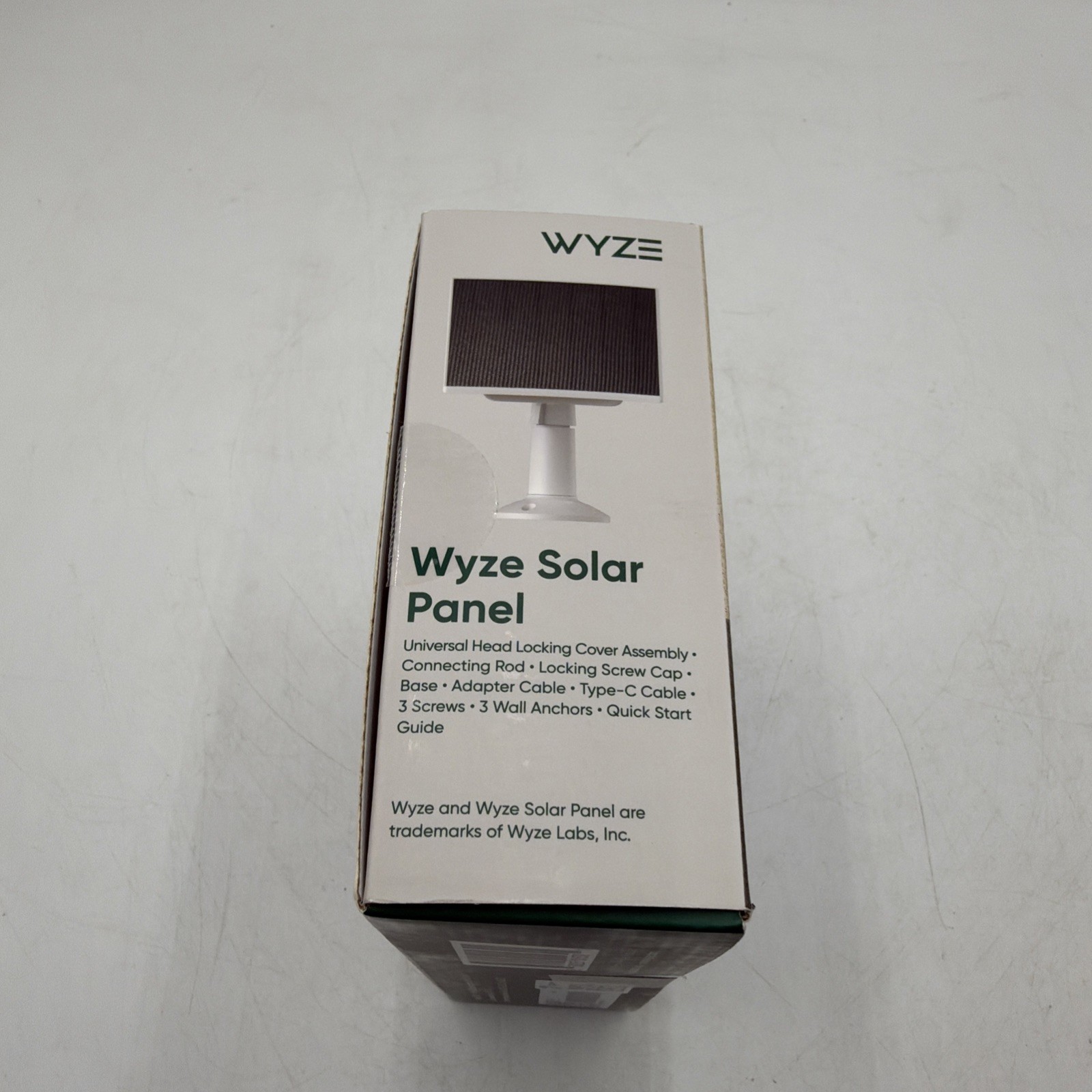 Wyze WSP2W Outdoor Security Camera Solar Panel White
