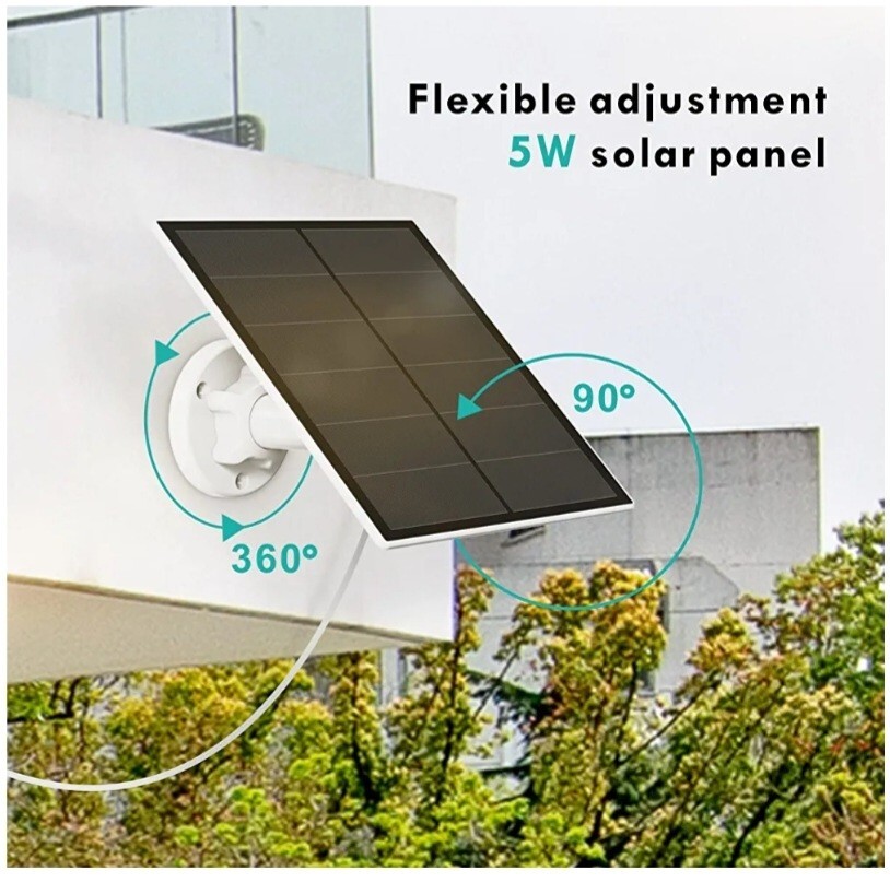 5W Solar Panel – Outdoor Wireless Security Camera Waterproof