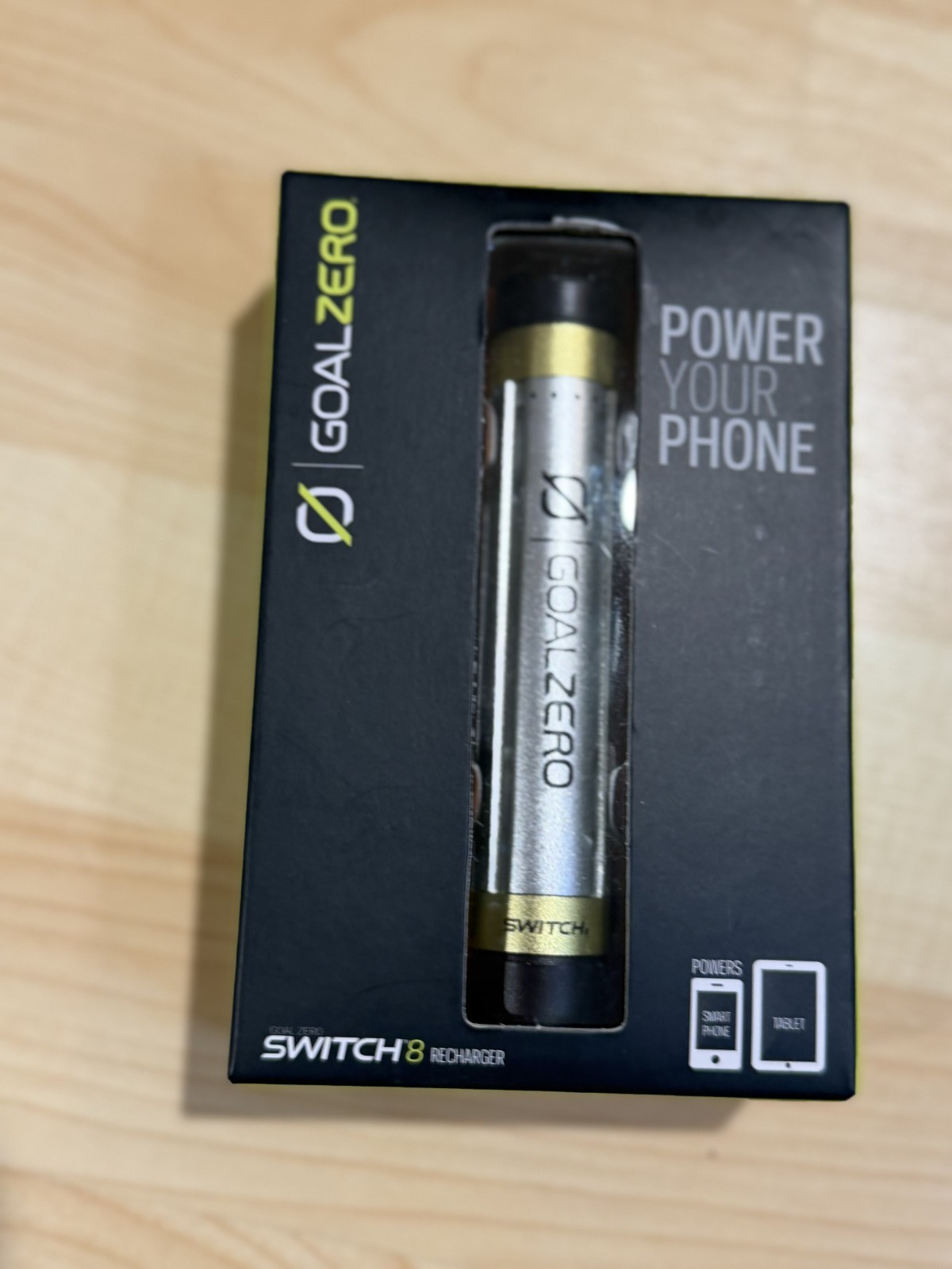 Goal Zero Switch 8 Power Pack Portable USB Charger 2200mAh for Phones NIB
