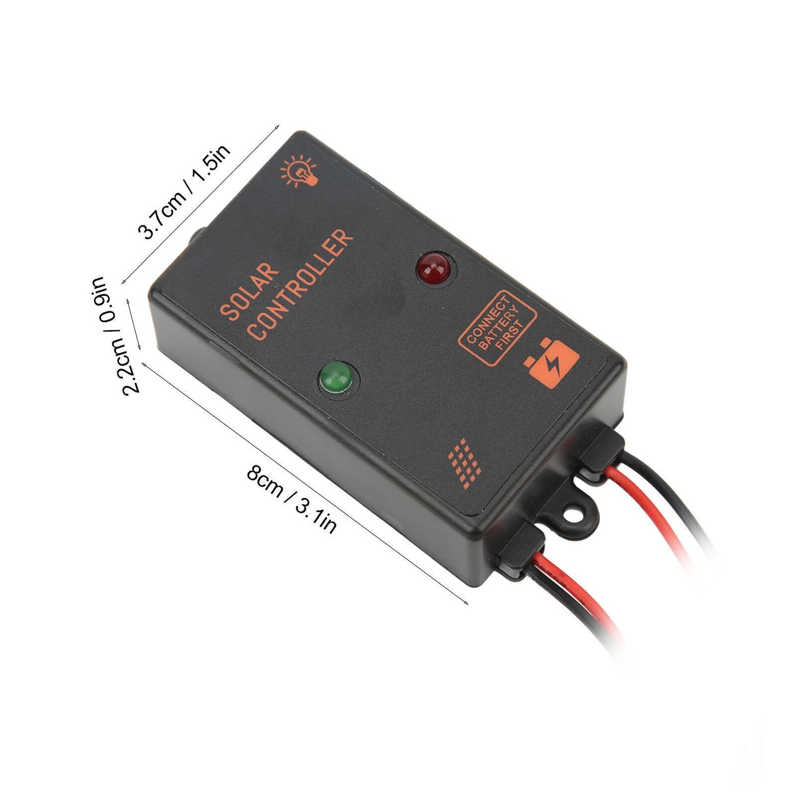 Solar Panel Controller IP67 Waterproof 24H Work PWM Charge Controller 5A 6V 12V