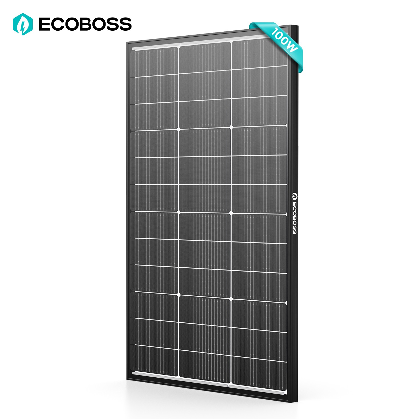ECOBOSS 100W 200W 600W 1200W Bifacial Solar Panels N-Type 12V Off-Grid RV Home