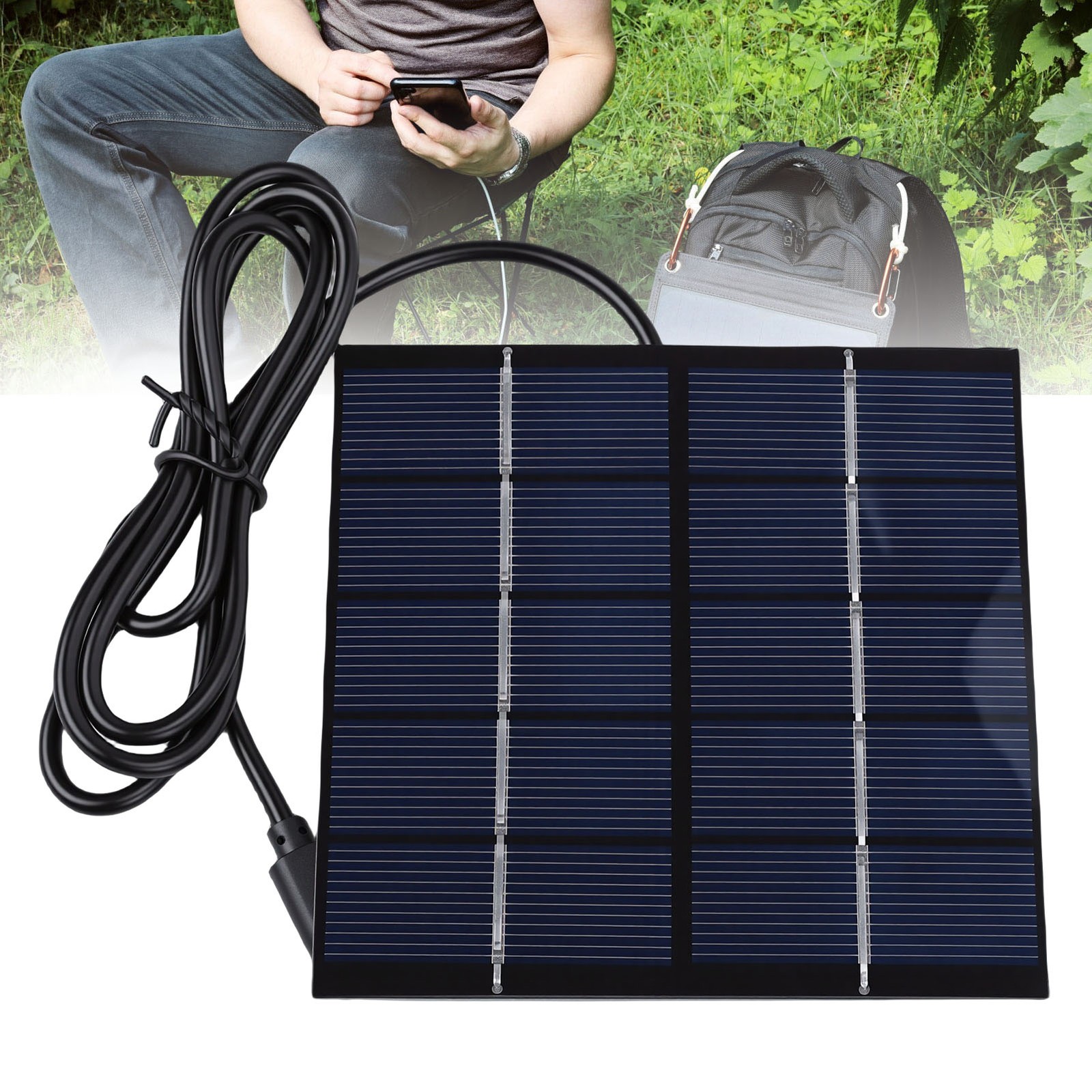 Portable Solar Charging Board 1.5W Power For Smartphones And Gadgets Popular